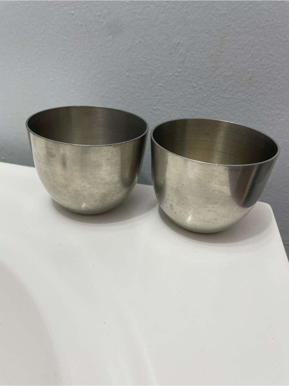 pewter Jefferson cups